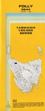 Folly 1:25000 Topographic/Cadastral Map