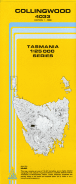 Collingwood 1:25000 Topographic/Cadastral Map