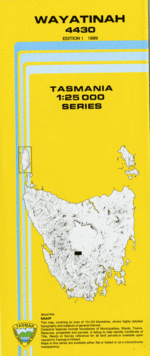 Wayatinah 1:25000 Topographic/Cadastral Map