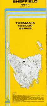 Sheffield 1:25000 Topographic/Cadastral Map