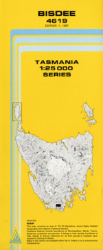 Bisdee 1:25000 Topographic/Cadastral Map