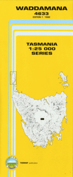 Waddamana 1:25000 Topographic/Cadastral Map