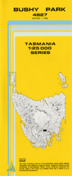 Bushy Park 1:25000 Topographic/Cadastral Map