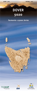 Dover 1:25000 Topographic/Cadastral Map