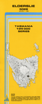 Elderslie 1:25000 Topographic/Cadastral Map