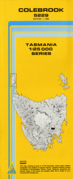 Colebrook 1:25000 Topographic/Cadastral Map