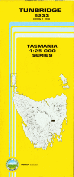 Tunbridge 1:25000 Topographic/Cadastral Map