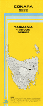 Conara 1:25000 Topographic/Cadastral Map