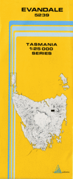 Evandale 1:25000 Topographic/Cadastral Map