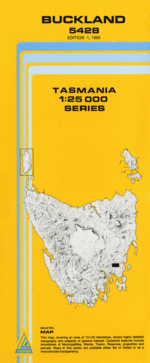 Buckland 1:25000 Topographic/Cadastral Map