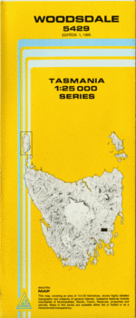 Woodsdale 1:25000 Topographic/Cadastral Map