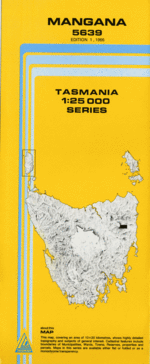 Mangana 1:25000 Topographic/Cadastral Map