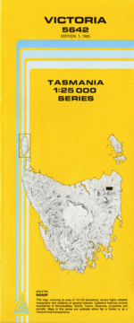 Victoria 1:25000 Topographic/Cadastral Map