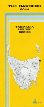 The Gardens 1:25000 Topographic/Cadastral Map