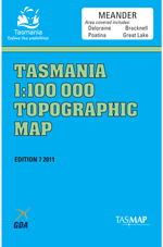 Meander 1:100000 Topographic Map