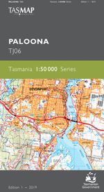 Paloona 1:50000 Topographic Map