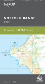 Norfolk Range 1:50000 Topographic Map