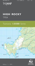 High Rocky 1:50000 Topographic Map 