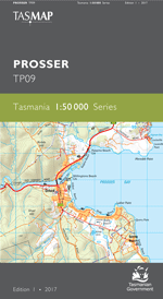 Prosser 1:50000 Topographic Map