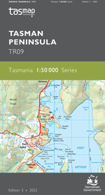 Tasman Peninsula 1:50000 Topographic Map