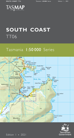 South Coast 1:50000 Topographic Map