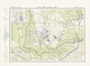 Mount Field National Park 1970 - Historical Map